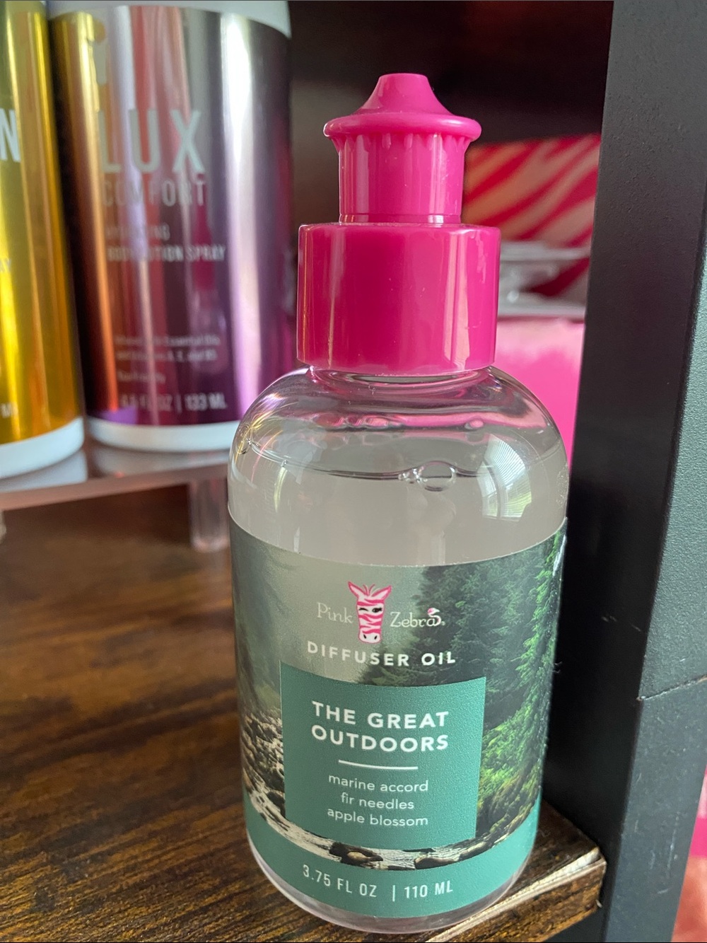 The Great Outdoors Pink Zebra Diffuser Oil